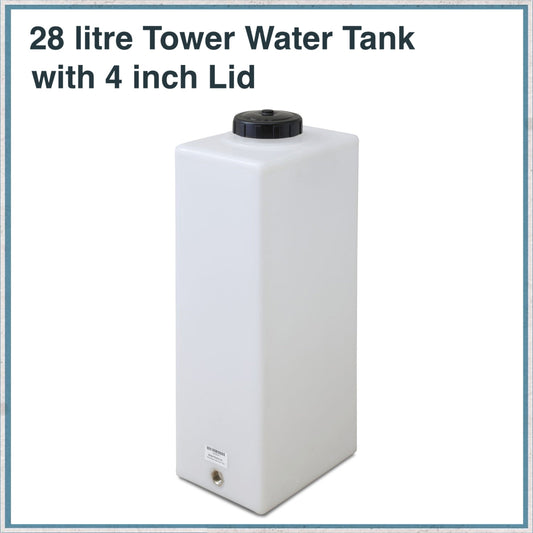 28 Litre Tower Water Tank For Camper Vans & Motorhomes-Camper Interiors