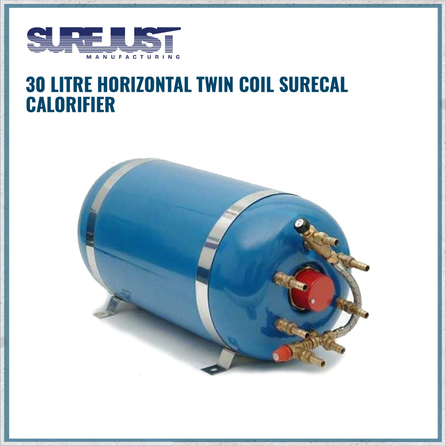 surecal 30 litre twin coil calorifier