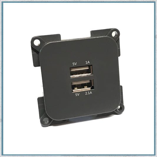 flush 3.1amp usb socket insert for CBE and C-Line surrounds