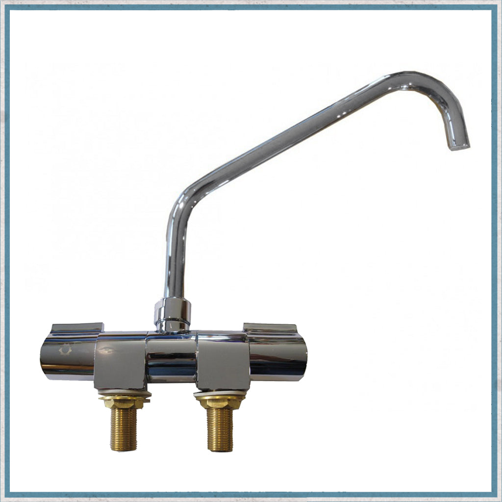 Can Chrome Plated Fold Down Tap for Camper Vans and Motorhomes