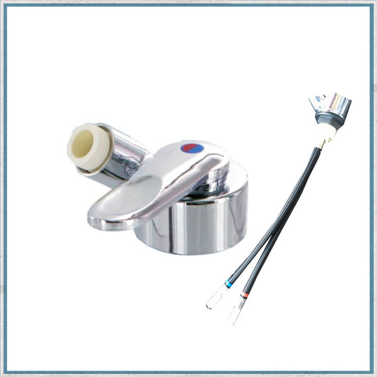 Comet Florenz Camper Boat Motorhome Shower Mixer Tap with John Guest Tails and Microswitch