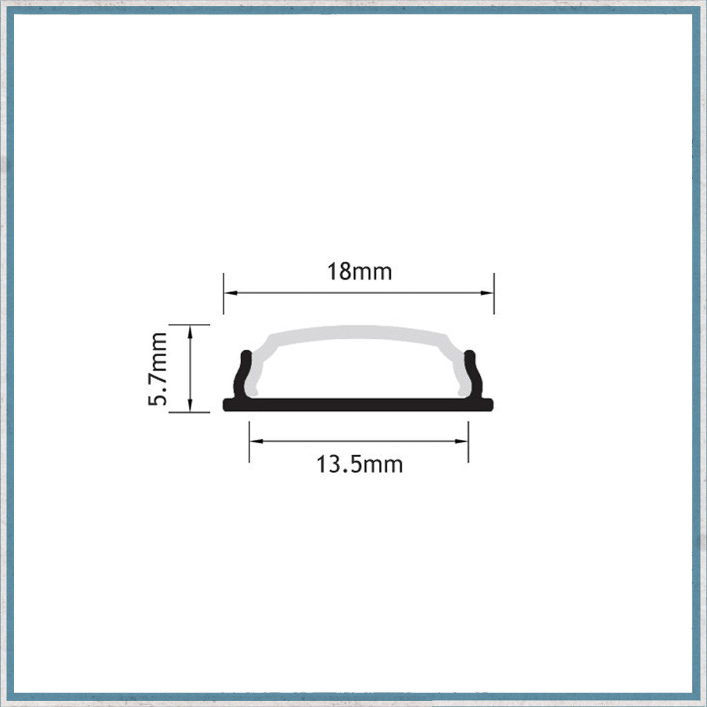 Bendable LED Aluminium Lighting Channel Kit