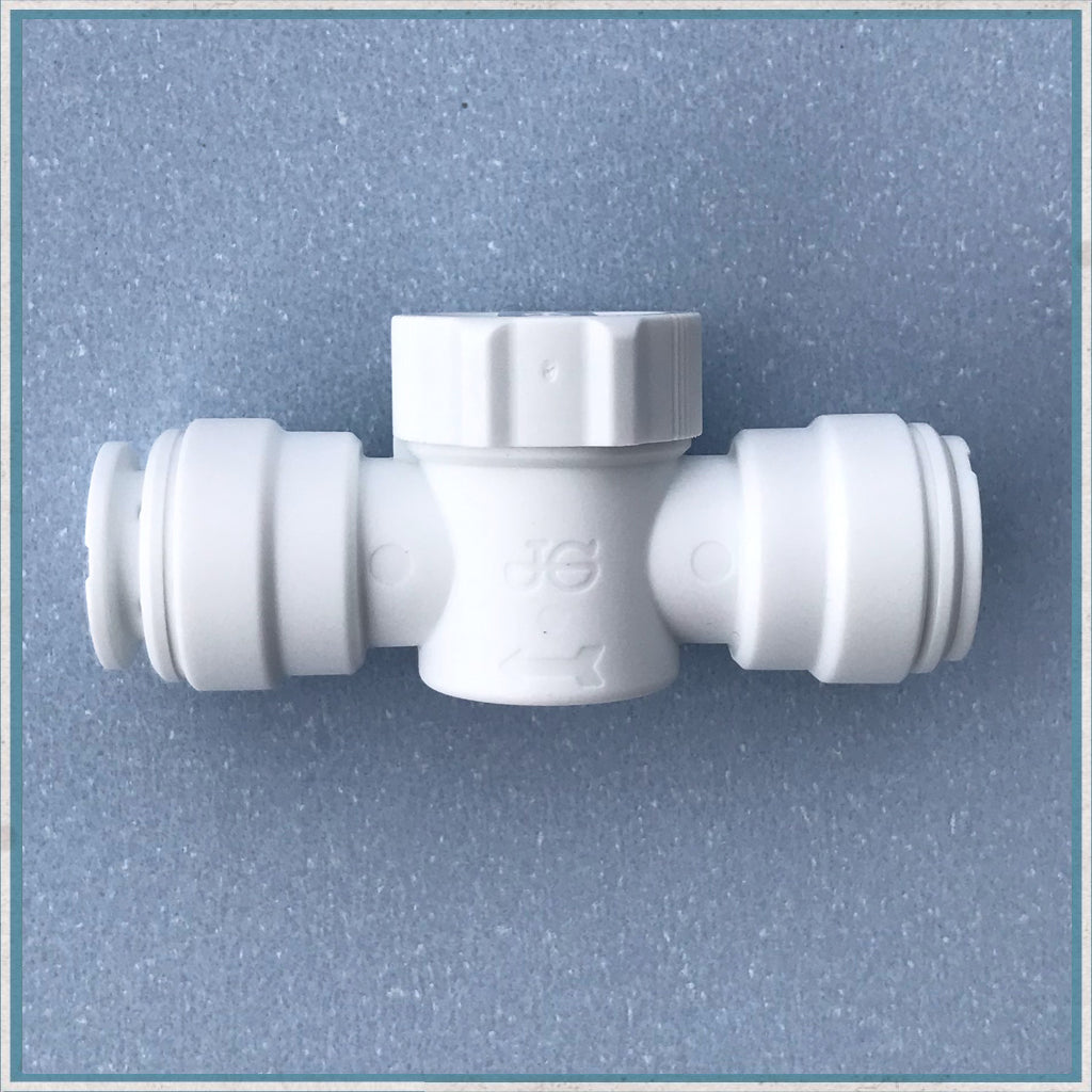 John Guest 12mm or 15mm Push Fit Shut Off Valve