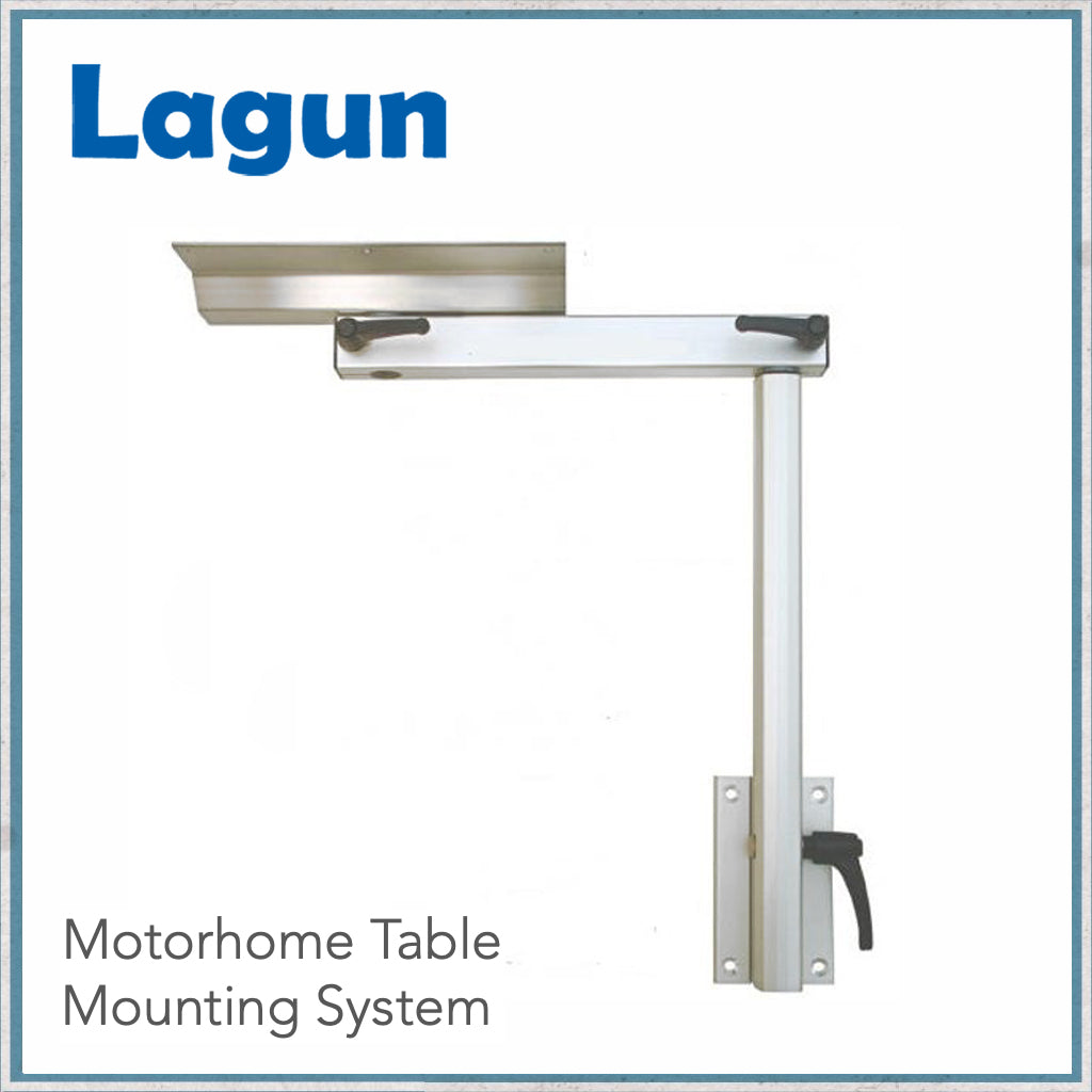 Lagun Swivelling Table Leg System - Carbon Black