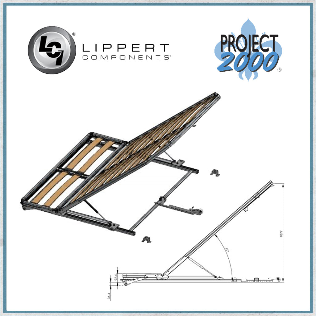 Project 200 sleep and read lift up bed