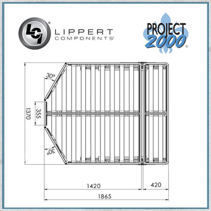 Lippert Sleep and Read Motorhome Bed