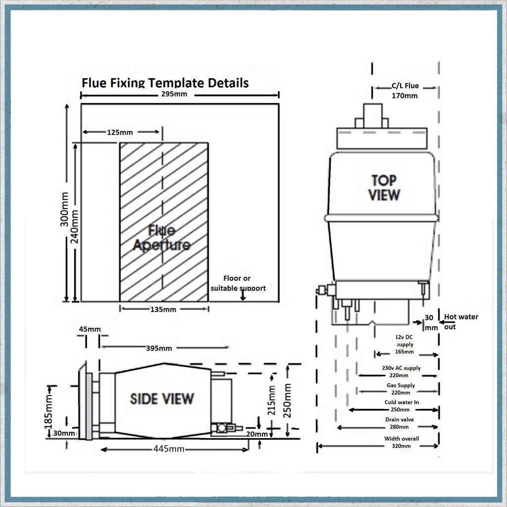 Propex Malaga water heater specs