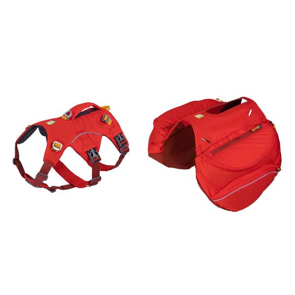 Ruffwear Palisades™ Dog Backpack in Red Sumac