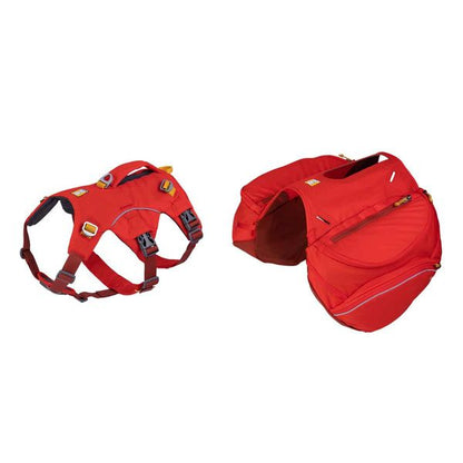 Ruffwear Palisades™ Dog Backpack in Red Sumac