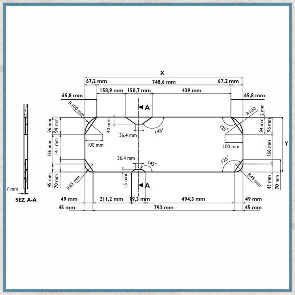 Dometic Smev 9722, 9222 & 8821 Cutting Templates