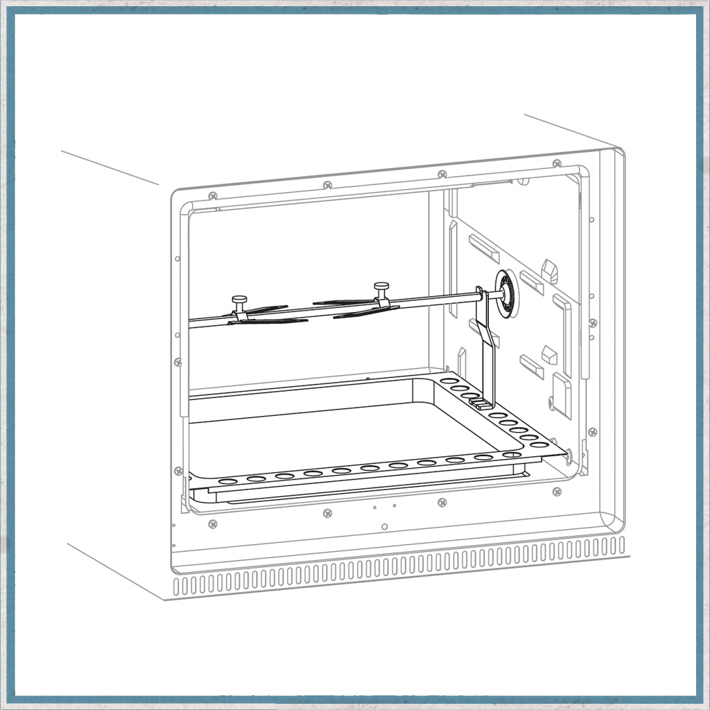 Smev FO311GT oven with rotary function