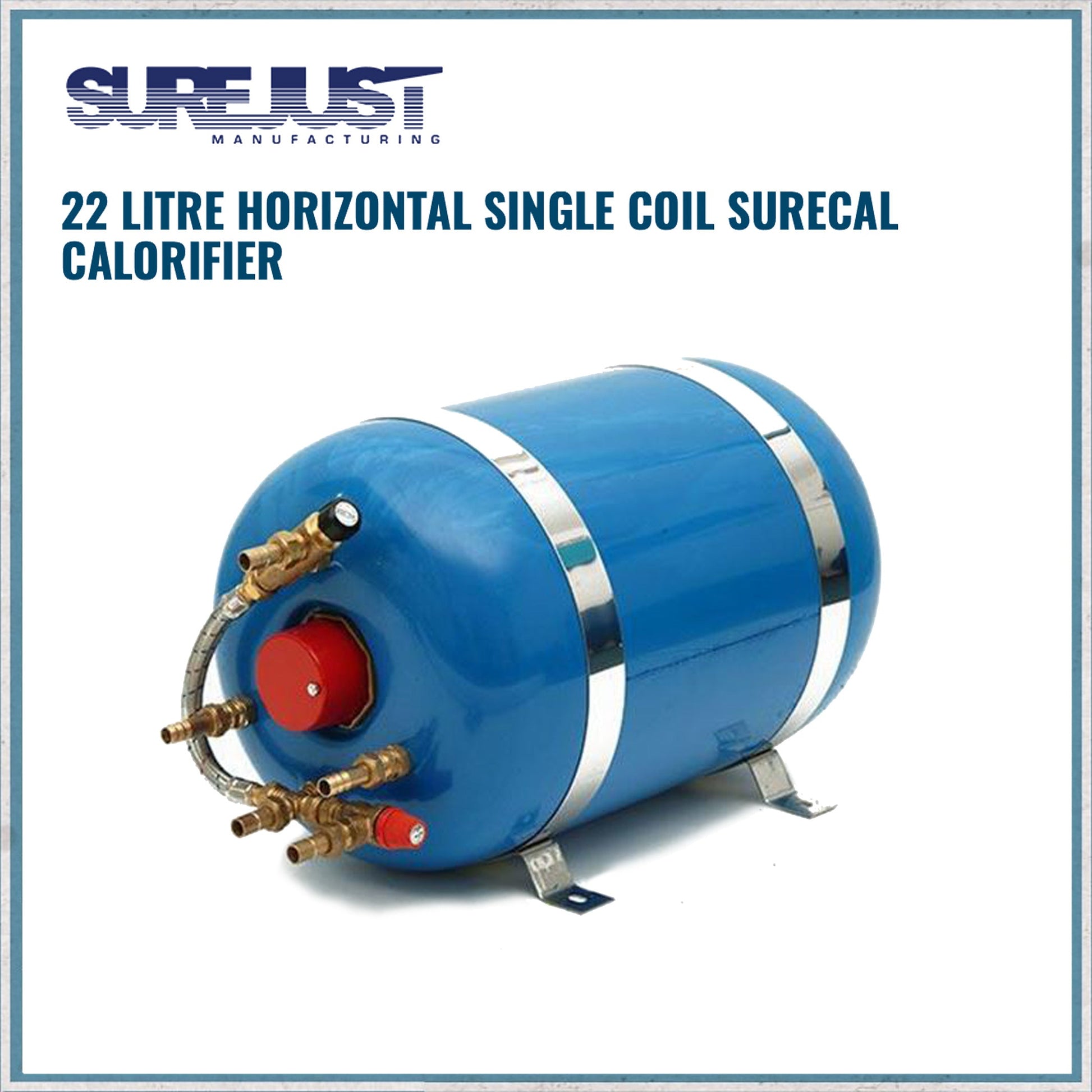 22 litre single coil calorifier