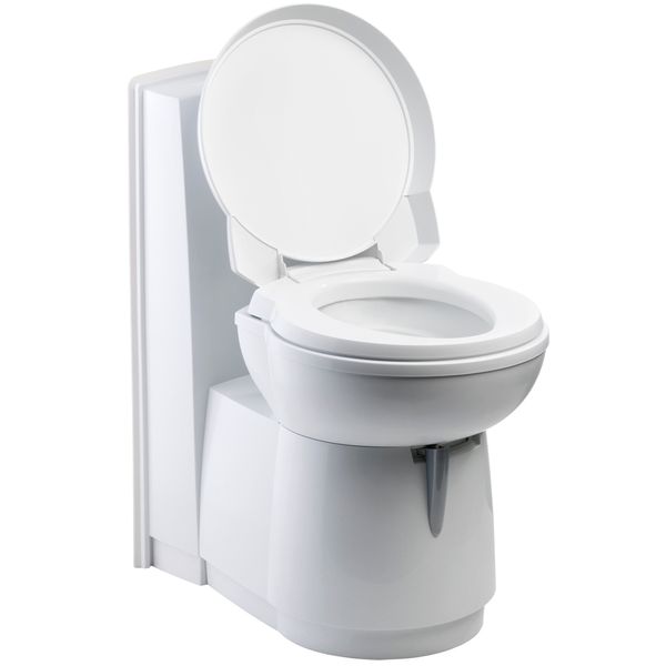 Thetford C263-CS - Ceramic Bowl Cassette Toilet With Rear Console