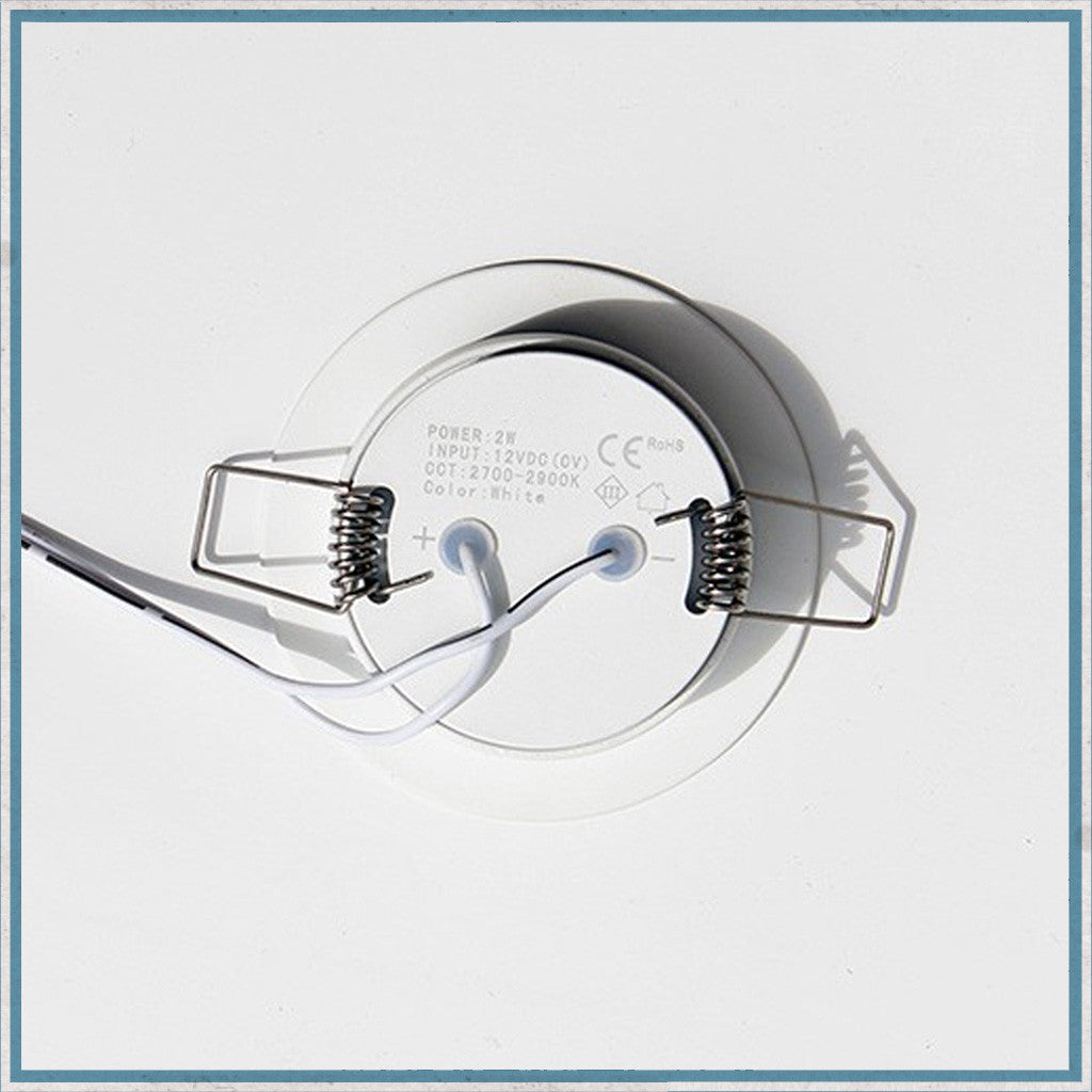 2W LED Switched Recessed 70mm Down Light-Camper Interiors