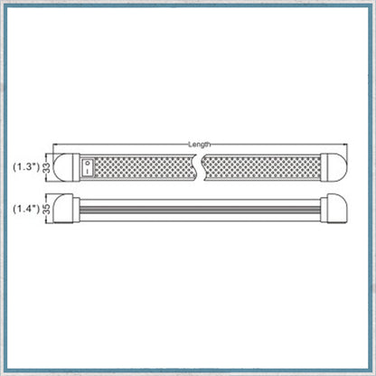 12V - 24V LED Twist Light-Camper Interiors