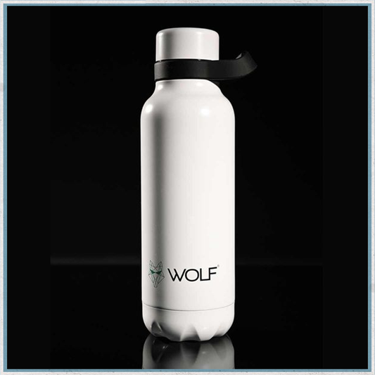 Wolf Outdoors Vacuum Hot & Cold Flask White 700ml