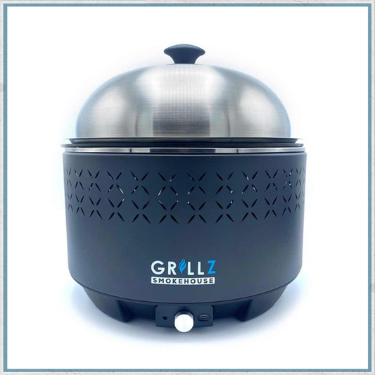 Wolf Outdoors Grillz Smoke House Lightweight Portable Grill with Lid