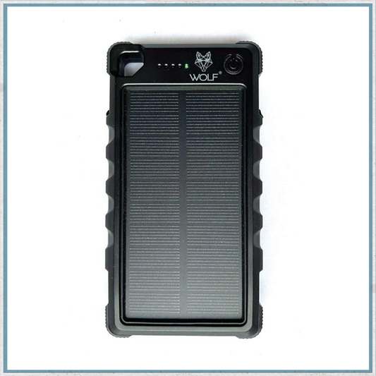 Wolf Outdoors SPB-10 Solar Power Bank Black Edition