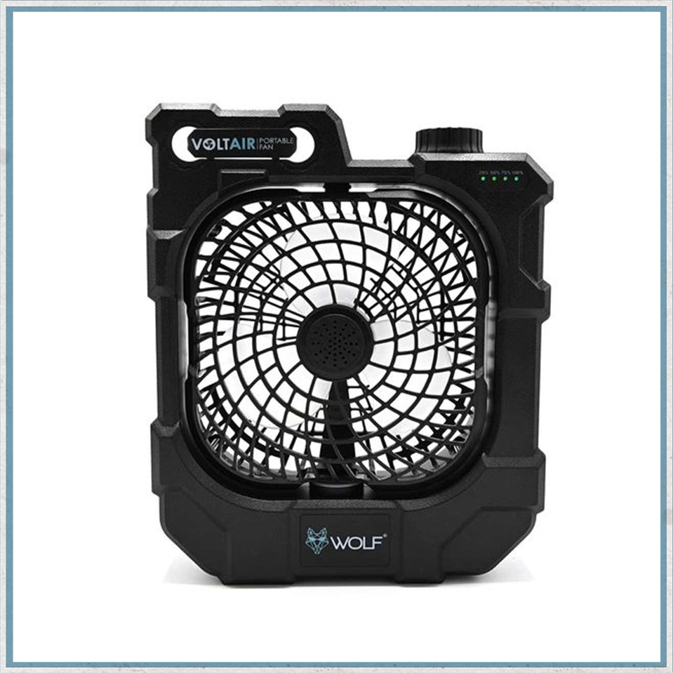 Wolf Outdoors Voltair 3 in 1 Fan, Light and Power bank