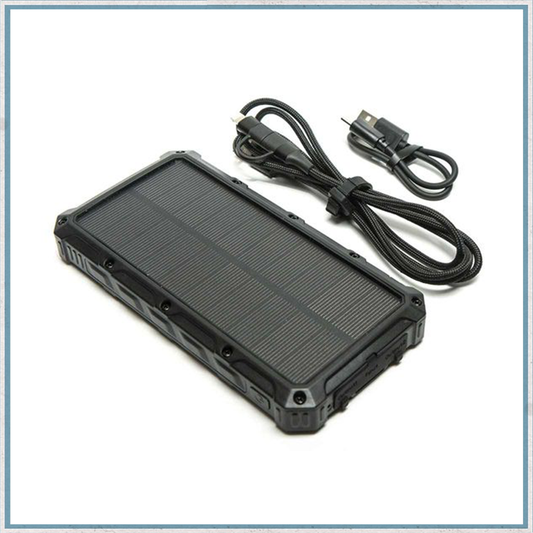 Wolf Outdoors SPB-16 Solar power Bank with Case and 3in1 Lead