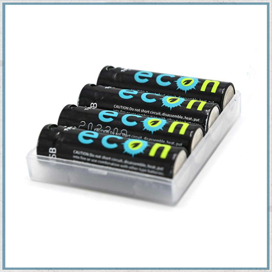 Wolf Outdoors 1800mwh USB-C Rechargeable AA Batteries with Case