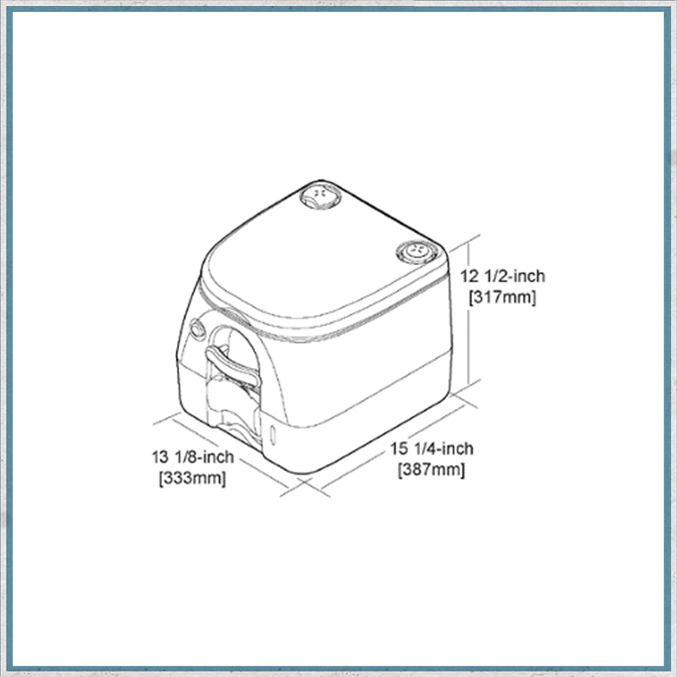 Water - Dometic 972 Portable Toilet