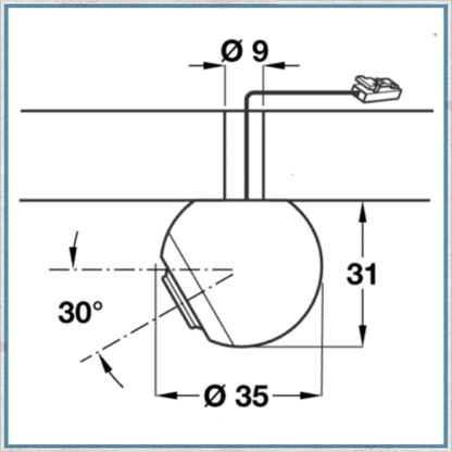 Low Voltage Parts - Loox LED Ball Swivel Light