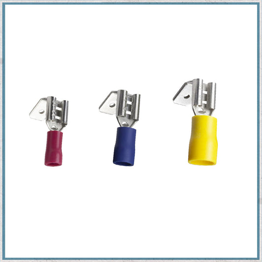 Crimp - Piggyback Terminals Red / Blue / Yellow